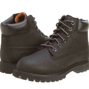 Timberland Kids Charcoal Lace-Up Boots